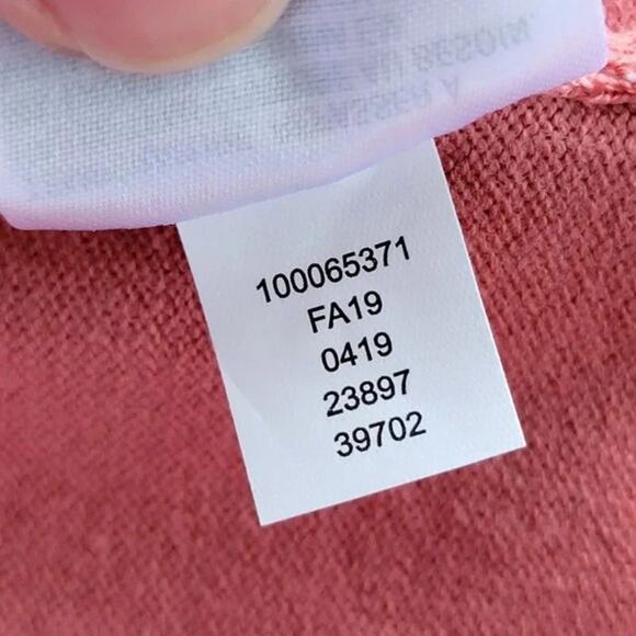 Style & Co Fringed Cowl Neck Sweater Copper Rose Women Petite Large PL Soft Cozy - Picture 11 of 11